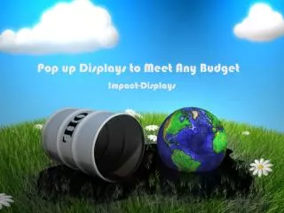 Pop Up Displays to Meet Any Budget