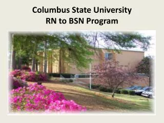 Columbus State University RN to BSN Program