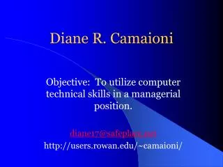 Diane R. Camaioni