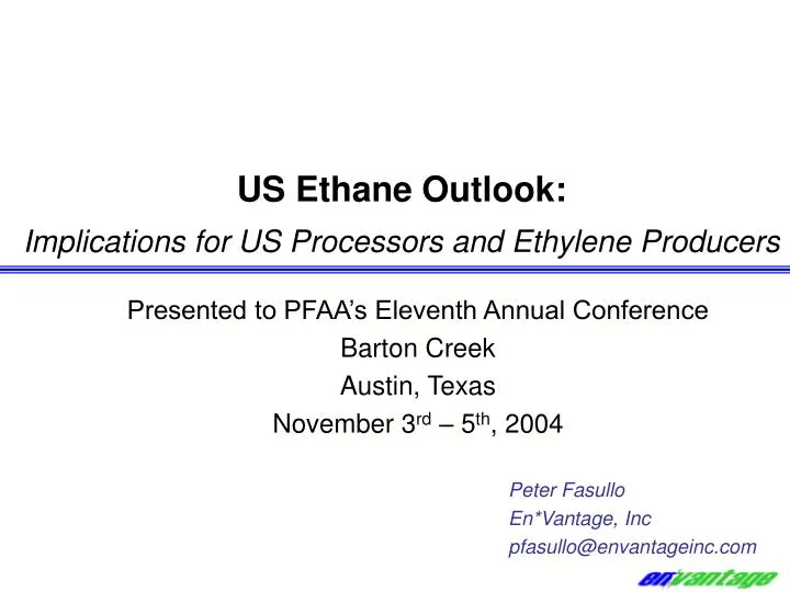 us ethane outlook implications for us processors and ethylene producers