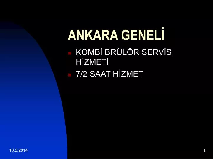 ankara genel