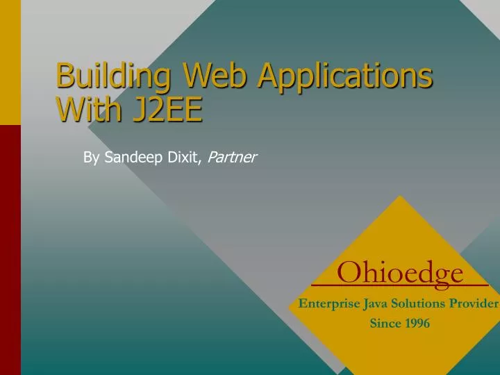 building web applications with j2ee