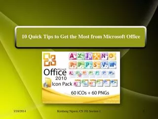 10 Quick Tips to Get the Most from Microsoft Office