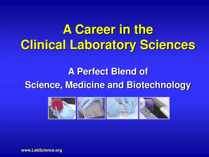 a career in the clinical laboratory sciences