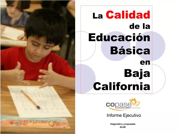 la calidad de la educaci n b sica en baja california