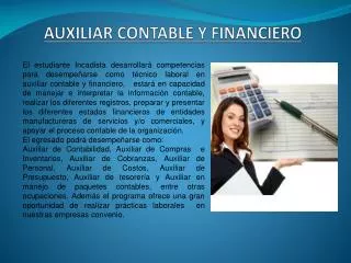AUXILIAR CONTABLE Y FINANCIERO