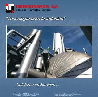 “Tecnología para la Industria”