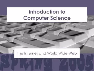 Introduction to Computer Science