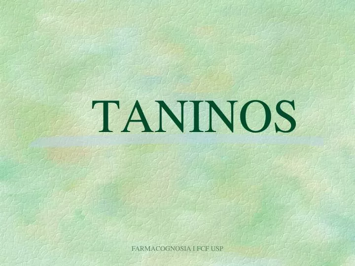 taninos