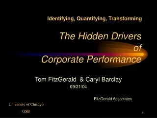 The Hidden Drivers of Corporate Performance