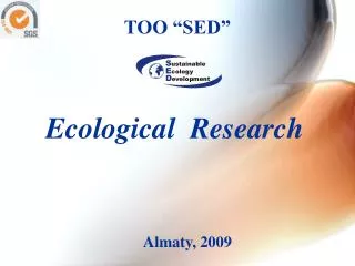 Ecological Research