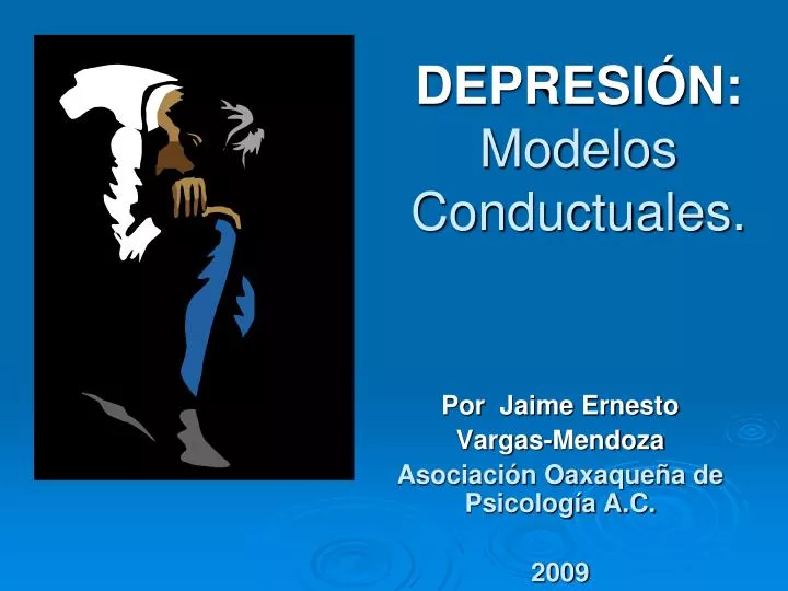 depresi n modelos conductuales