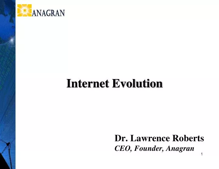 dr lawrence roberts ceo founder anagran
