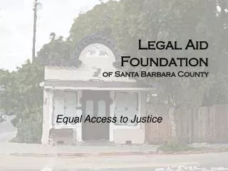 Legal Aid Foundation of Santa Barbara County