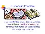 El Proceso Contable - slide 1