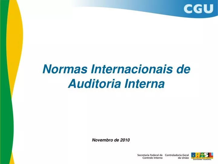 normas internacionais de auditoria interna