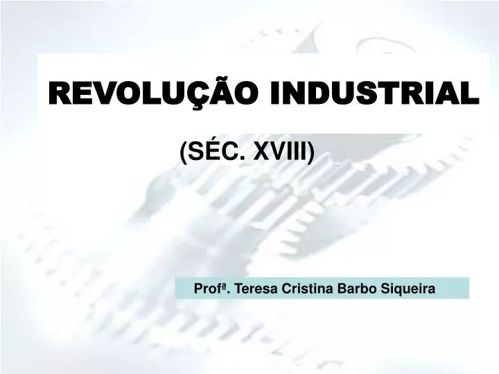 revolu o industrial