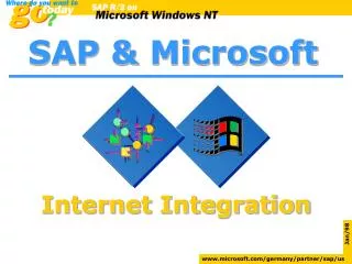 SAP &amp; Microsoft