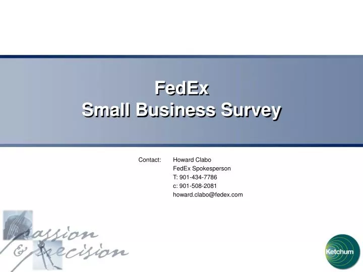 fedex small business survey
