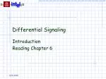 Differential Signaling - slide 1