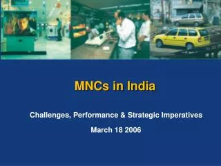 MNCs in India