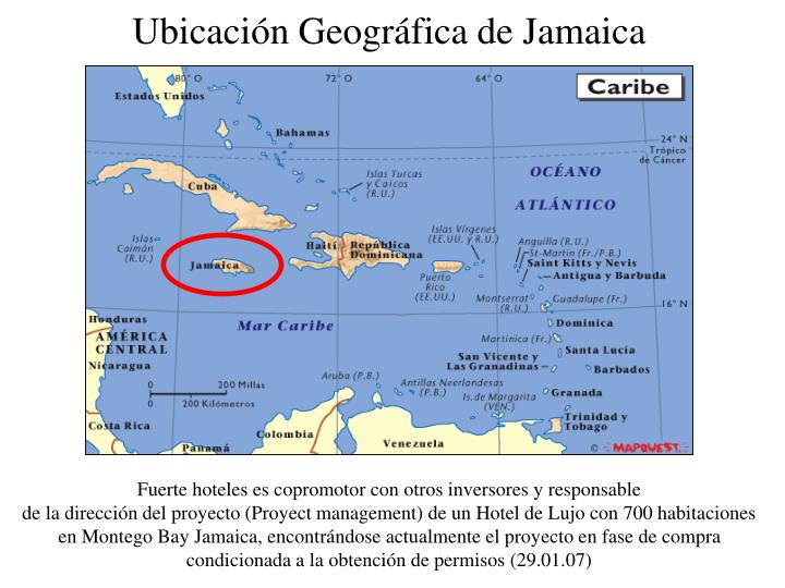 ubicaci n geogr fica de jamaica
