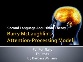 Barry McLaughlin’s Attention-Processing Model