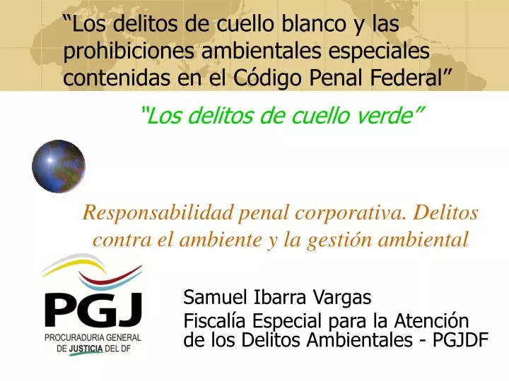 responsabilidad penal corporativa delitos contra el ambiente y la gesti n ambiental