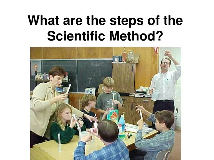 what are the steps of the scientific method