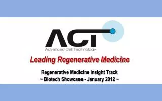 ACT Biotech Showcase