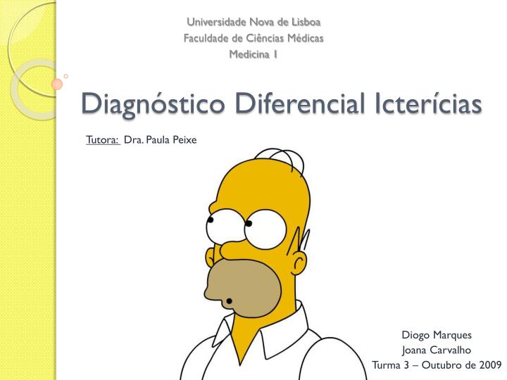 diagn stico diferencial icter cias