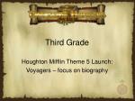 Third Grade - slide 1