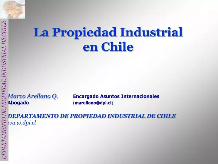 la propiedad industrial en chile