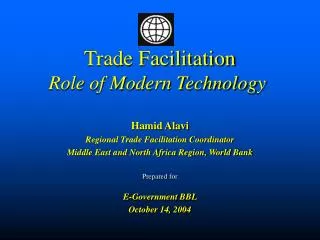 Trade Facilitation Role of Modern Technology