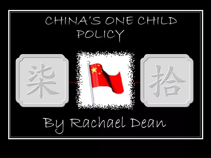 china s one child policy
