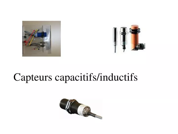capteurs capacitifs inductifs