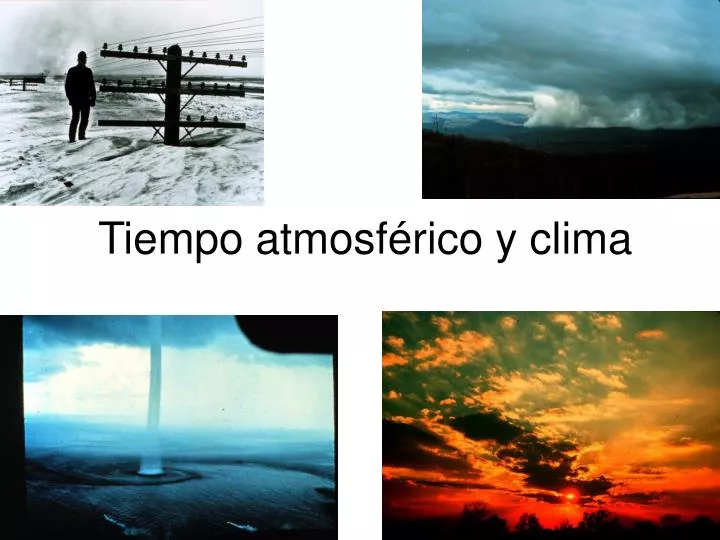 tiempo atmosf rico y clima