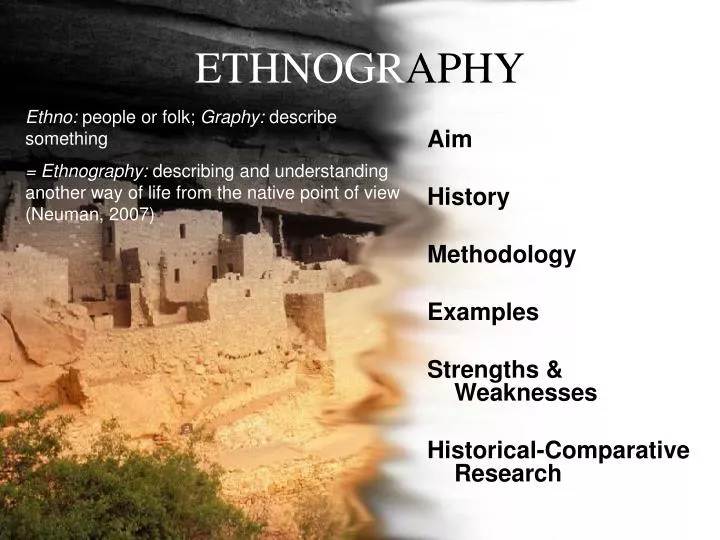 ethnogr aphy