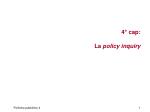 4° cap: La policy inquiry - slide 1
