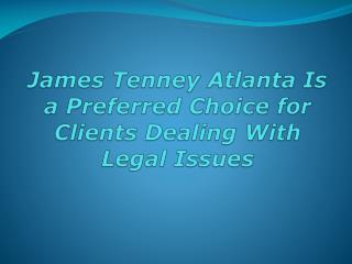 James Tenney Attorney Atlanta