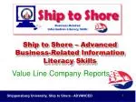 Value Line Company Reports - slide 1