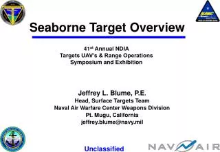 Seaborne Target Overview