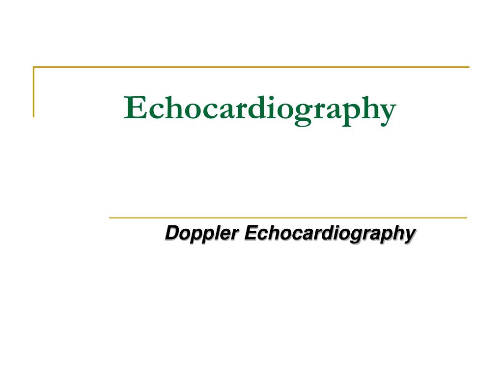 PPT - Echocardiography PowerPoint Presentation, free download - ID:224047