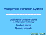Management Information Systems - slide 1