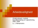 Arbeidsveiligheid - slide 1