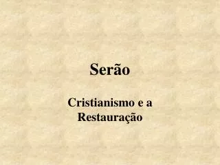 ser o
