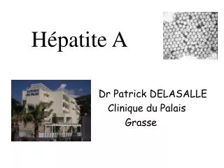 Dr Patrick DELASALLE Clinique du Palais Grasse