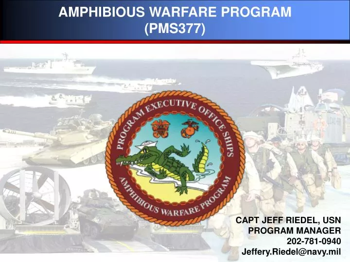 amphibious warfare program pms377