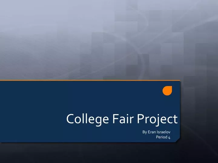 college fair project