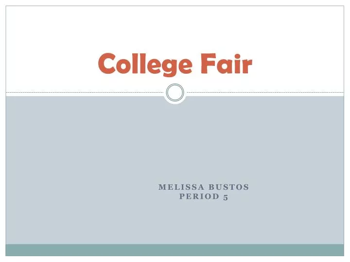 college fair